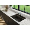 Bocchi Baveno Uno Dual-Mount Workstation Fireclay 27 in. Single Bowl 2-hole Kitchen Sink in Matte Brown 1633-025-0132